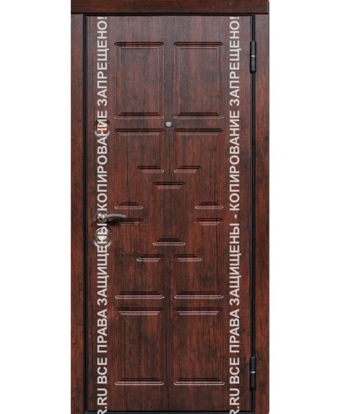 Дверь металлическая трехконтурная МДФ/МДФ 3097 Дверь металлическая трехконтурная МДФ/МДФ 3097