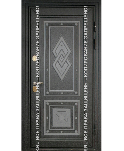 Дверь металлическая входная для загородного дома МДФ/МДФ 3047 Дверь металлическая входная для загородного дома МДФ/МДФ 3047